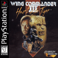 Wing Commander III Heart of the Tiger PAL Playstation PAL box art